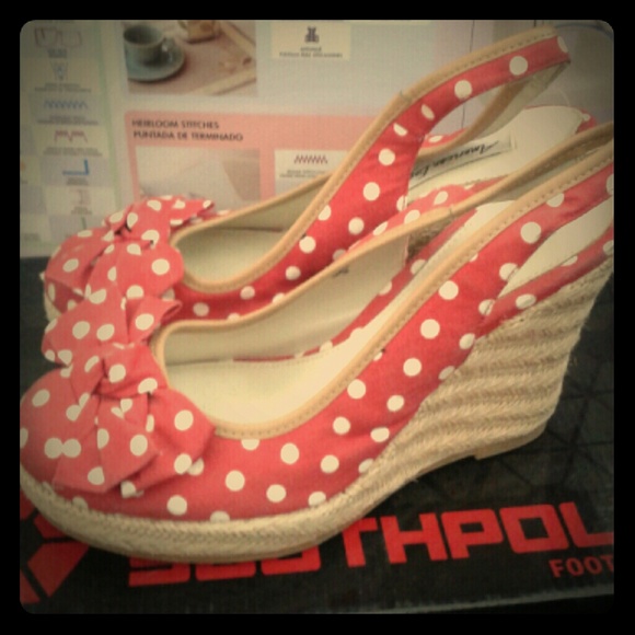 Polka dot shoes