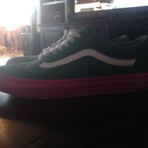 Golf wang Vans green pink bottom