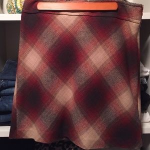LOFT A-line Wool blend Skirt