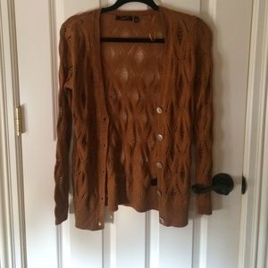 70s style cardigan