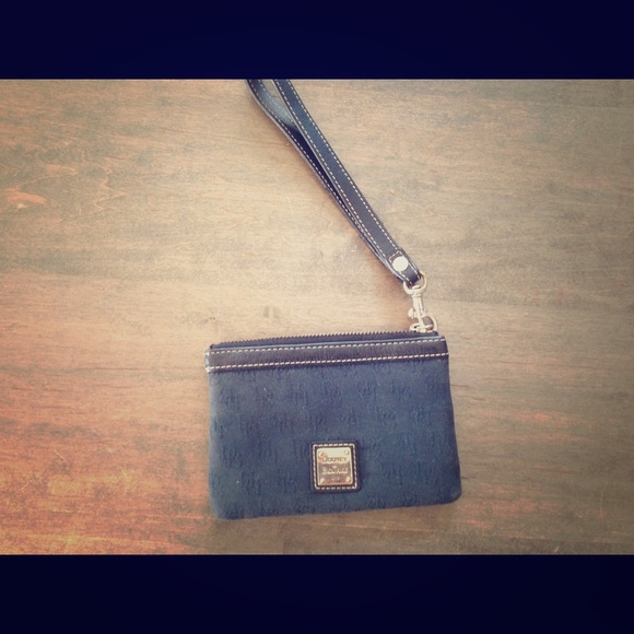 Dooney and Bourke black wristlet