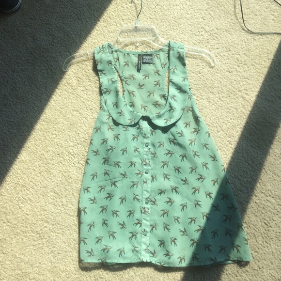 Cute bird patterned tanktop