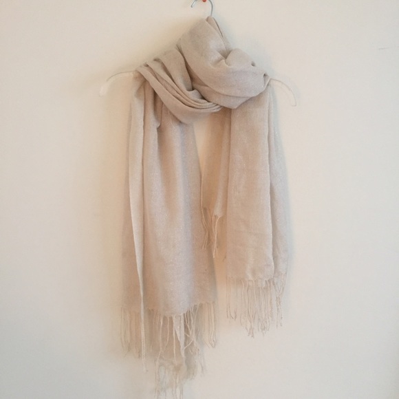 Cream scarf