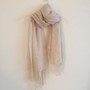 Cream scarf