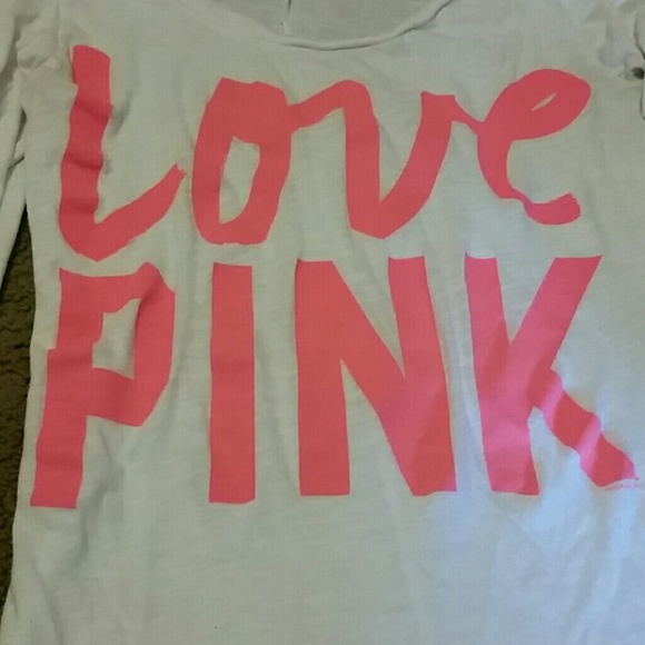 long sleeve love pink shirt