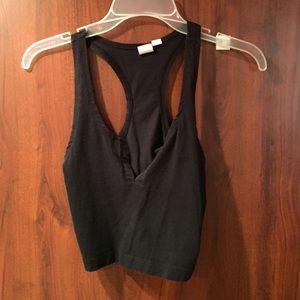 Pacsun LA Hearts Black Crop Tank