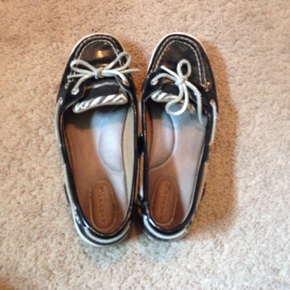 Zebra print sperrys