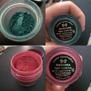 Sugar pill loose pigments