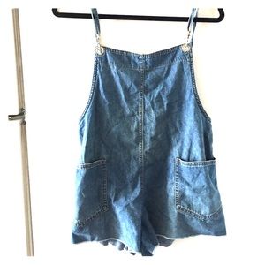 Thrifted overalls