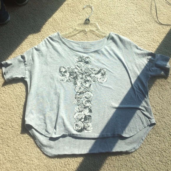 Cute rose cross shirt