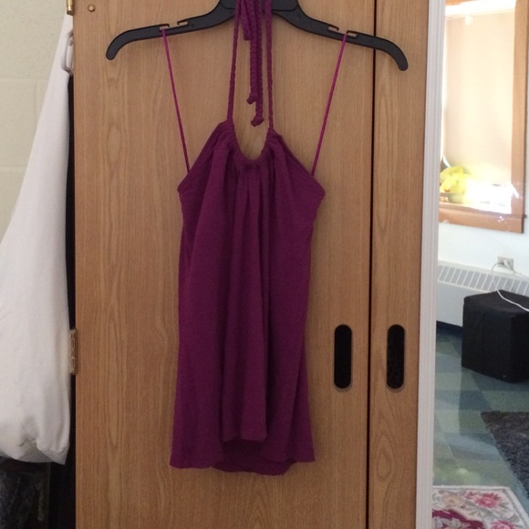 Purple aeagle holter top