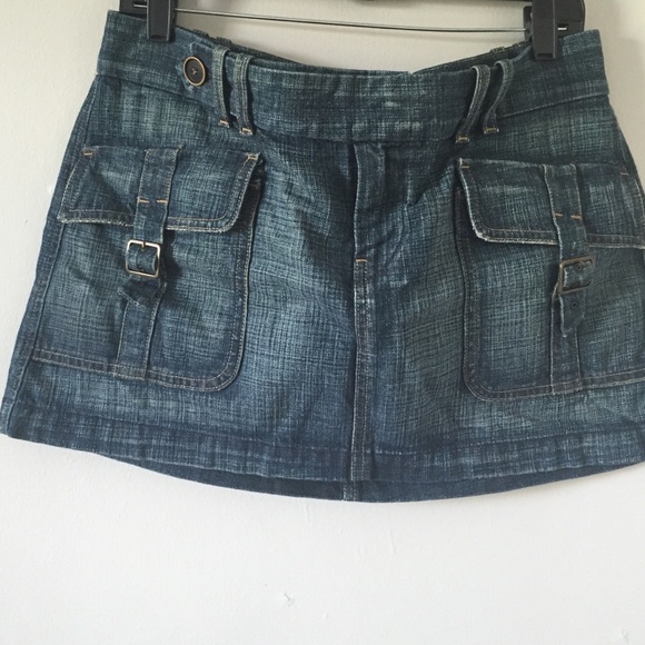 Citizens of humanity front pocket jean skirt