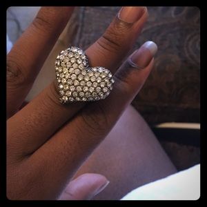 Big heart ring