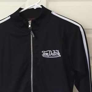 Black track jacket