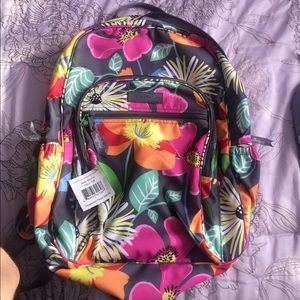 NWT Vera Bradley Jazzy Blooms backpack