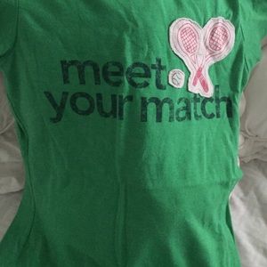Green tennis t shirt!