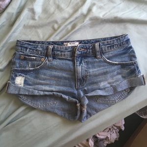 Free people jean shorts