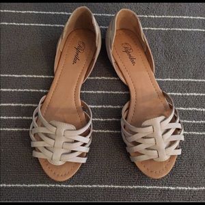 Nude sandals
