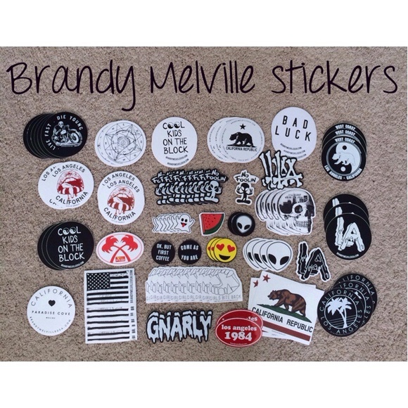 Brandy Melville stickers