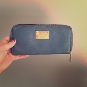 Michael Kors blue wallet
