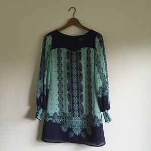 Blue/Teal Bohemian dress