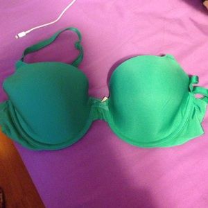 Green Victoria Secret Bra