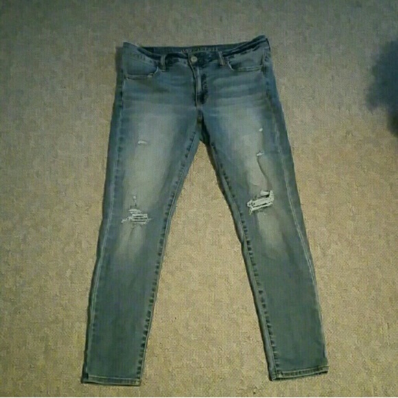 American Eagle ripped jeans