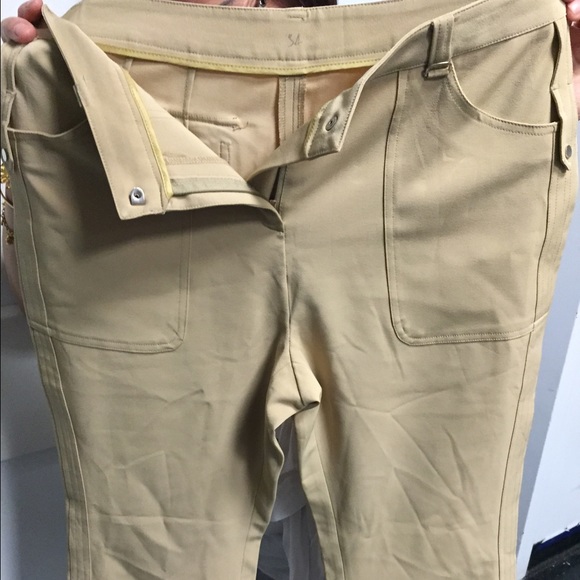 Khaki capris
