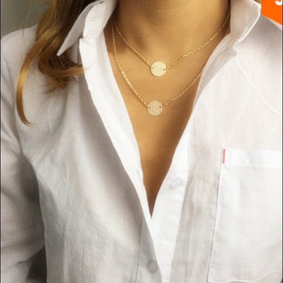 Jewelry - Double coin necklace