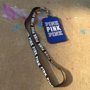 Pink ID Lanyard