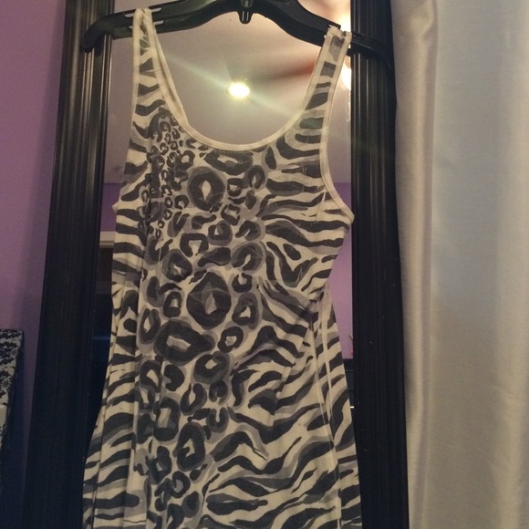 Animal print tank top