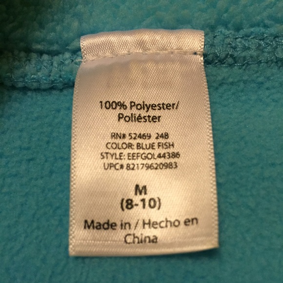 Old Navy powder blue fleece jacket 😎 - Picture 2 of 2