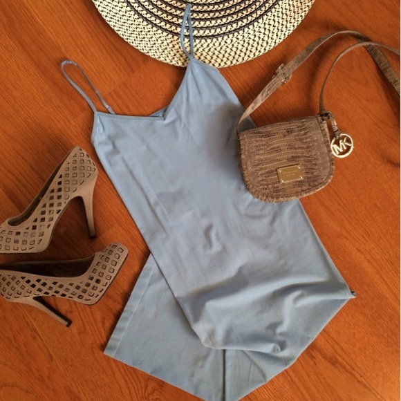 🆕 FREE PEOPLE💎Tea Length Body Con Slip Dress - Picture 4 of 5