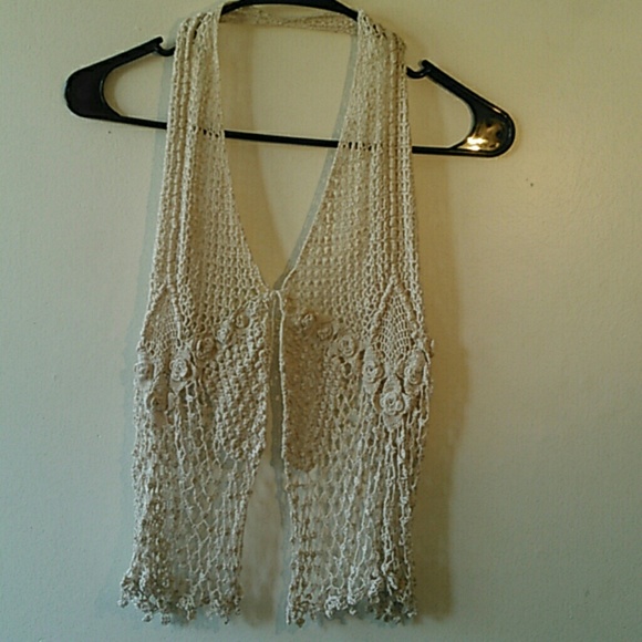 Backless Haulter Crochet Top