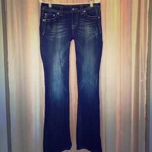 MissMe Jeans with Rhinestones