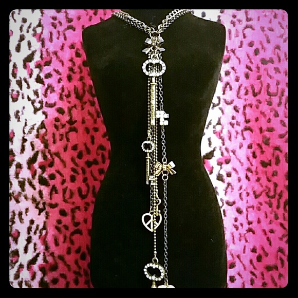Betsey Johnson Keys Necklace