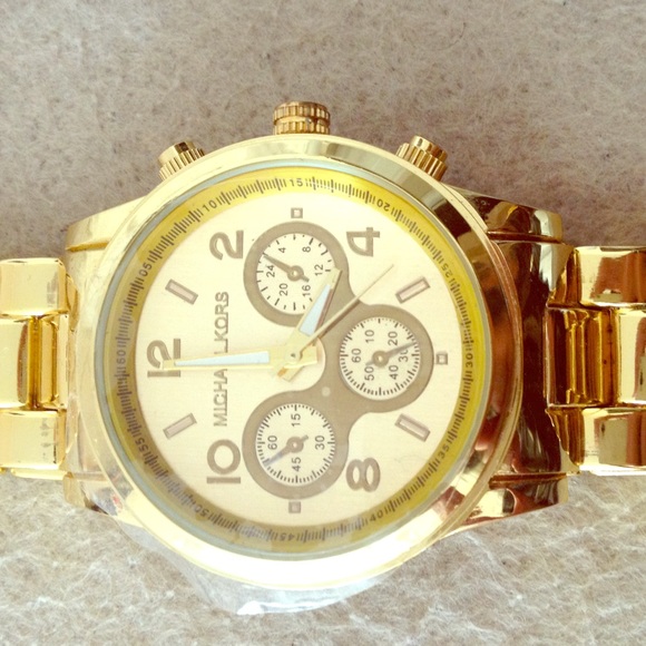 MK Gold Watch