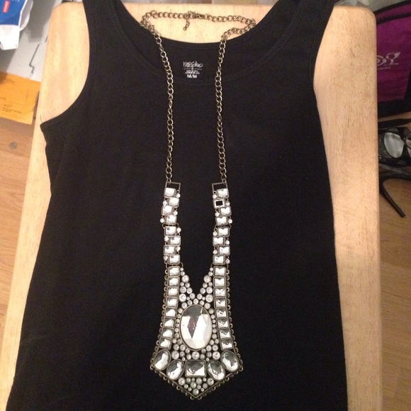 Jeweled Necklace w/ antique Frame