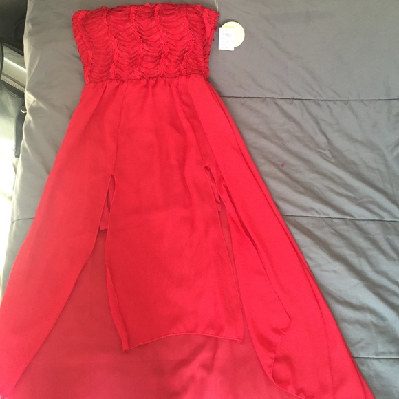 Classic red dress