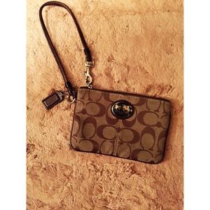 Authentic Coach wristlet