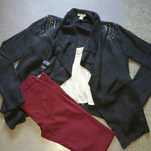Wine Color Jeggings