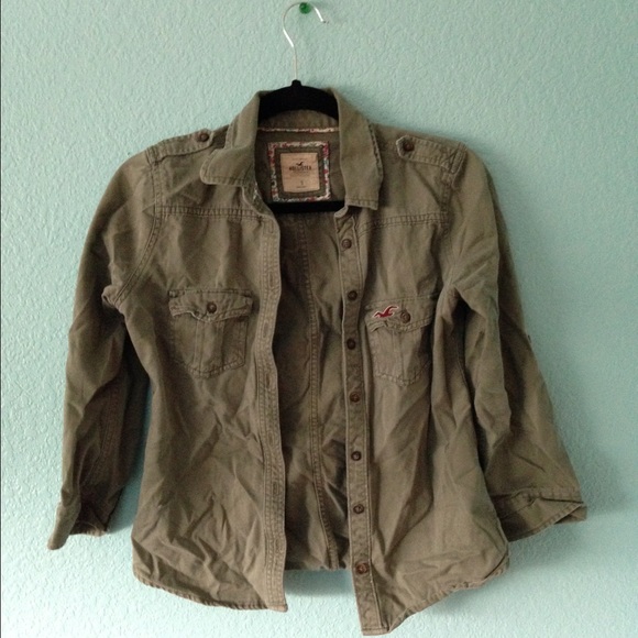 Olive Green Utility Jacket