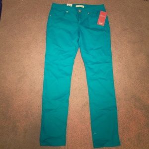 Aqua/Teal Skinny Pants