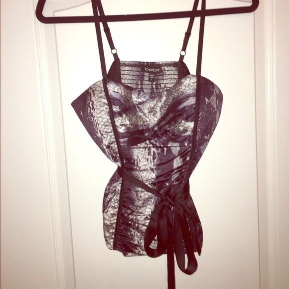 Cute silk bebe top!