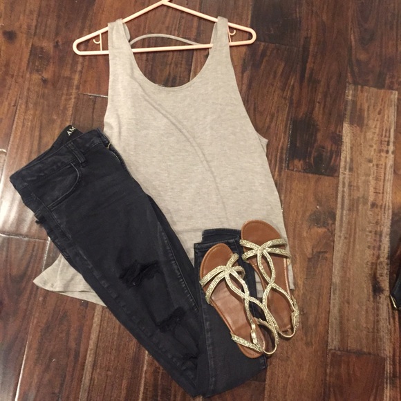 Open back tank