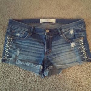 Abercrombie jeweled shorts