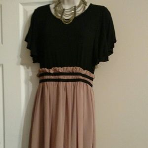 Cute dress black and the top