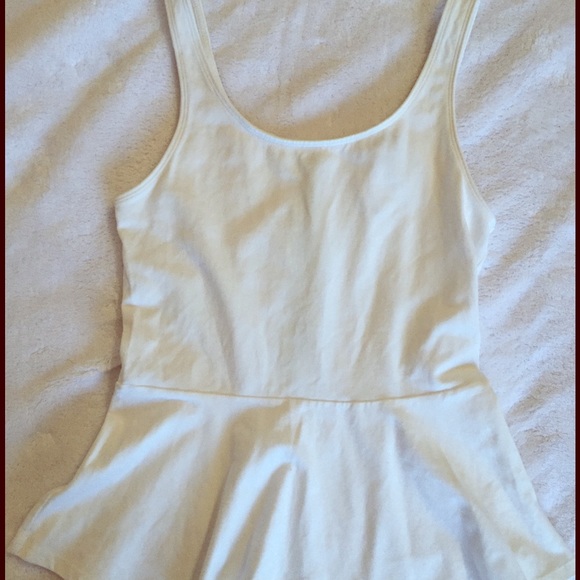 Express Sleeveless Peplum Top