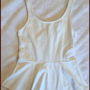 Express Sleeveless Peplum Top
