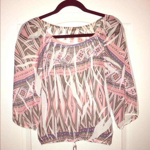 Cute print top!